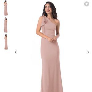 Azazie Rinna Bridesmaid Dress Dusty Rose Size A2